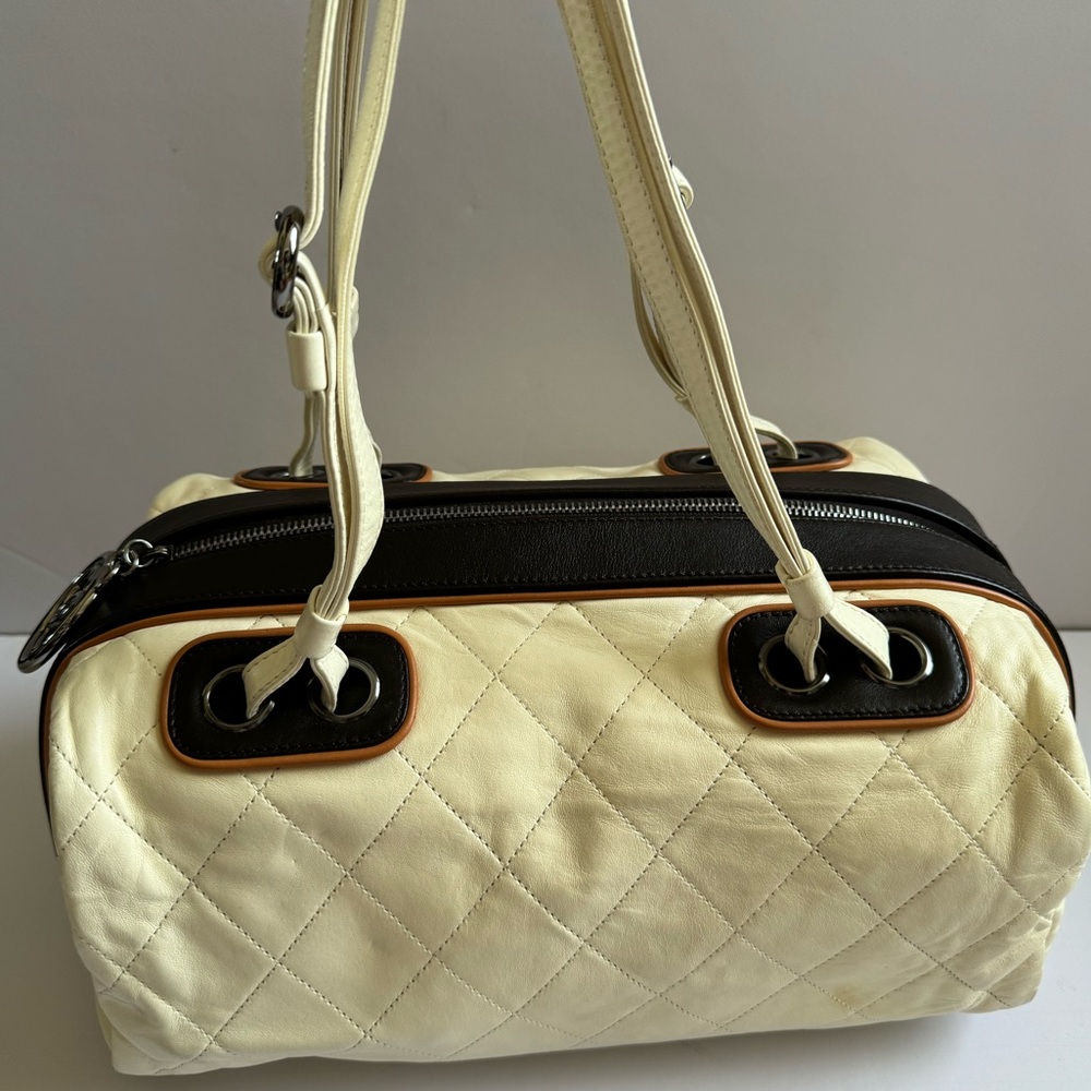 Authentic Vintage CHANEL Sport Line Soft Lambskin Jumbo Boston Sporty Bag